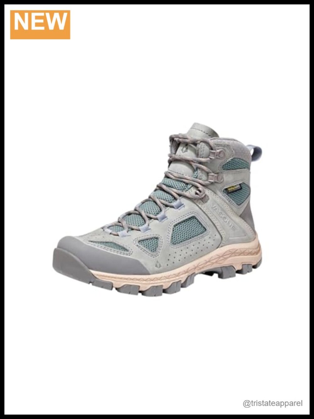 Waterproof Hiking Boots, Nubuck Leather & Recycled Mesh
